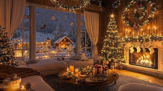 Beautiful Snowy Christmas Ambience 🎄Instrumental Christmas Music 🌲🎁 Christmas Ambience 2025