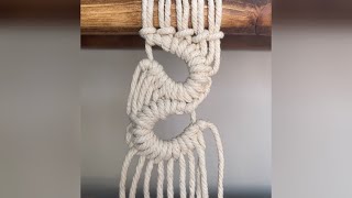 Easy macrame knot step by step