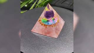 Amethyst Sphere Orgone Pyramid