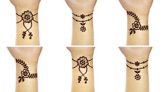 Beautiful bracelet mehndi design| Bracelet mehndi design 2023| new February month mehndi tattoo|