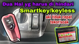 HAL PENTING!!pada pengguna Keyless/smartkey di pcx,adv,vario//agar aki tidak cepat tekor