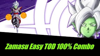 Fused Zamasu Easy 100% TOD Combo's