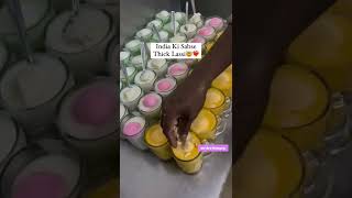 India's Biggest Lassi Making😱😍🥰 #shorts #streetfood #foodie