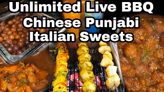 Best Unlimited Food In Vadodara | Live BBQ On Table | Famous Indian Restaurant In Baroda #indianfood