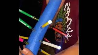 Guy Does 10 BLINKERS Out of Pool Noodle!