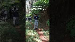 Hiking Group Bukit Palasari Sari Ater CamperVan Park #shorts #youtubetravel #shortsfeed #shortsviral