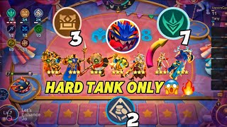 Magic Chess “ HARD TANK ONLY” In 2024‼️ | fastest 8 capacity ✅ | Tharz Skill 3