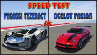 PEGASSI TEZERACT VS OCELOT PARIAH - SPEED TEST DRAG RACE - GTA 5 ONLINE