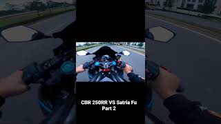 CBR 250RR VS Satria FU Part 2