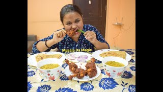 #Mukbang | Food #Challenge | Eating Egg #Tadka (ডিম তরকা) | Paratha | #Chicken #Lolipop