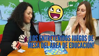 ¡Los entretenidos juegos de mesa del Área de Educación! 🎲