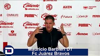 No se puede regalar un gol así contra Chivas: Mauricio Barbieri DT Fc Juárez