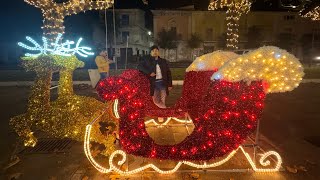 Christmas Festival !! Scalea Piazza .Calabria Italy