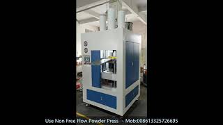 automatic hydraulic nonfree flow ptfe powder mold machine