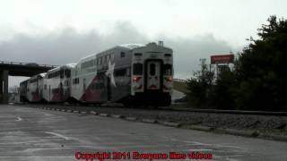 Trinity railway express (TRE 121) at Irving, Tx. 10/09/2011 ©