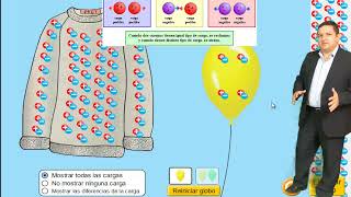 Microclase Experimento Simulación Phet electricidad estática