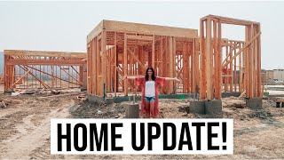 NEW HOUSE BUILD UPDATE! | MINI HOUSE TOUR!