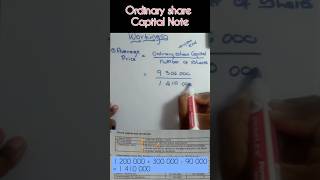 Grade 12 Accounting | Paper 1| Ordinary Share Capital Note #exam #cashflow #balancesheet #matric