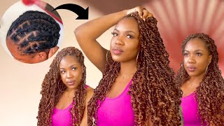 EASY CROCHET TWISTS | Individual Illusion Crochet Braid Pattern| Kai Twist Hair