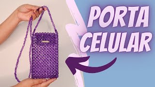 Porta celular de miçanga - Beaded Bag passo a passo