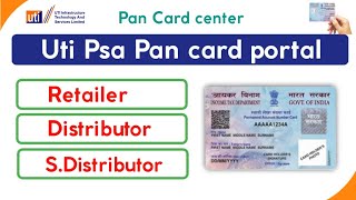 Uti Psa pan card portal|How to take Pan Card Agency and earn in lakh|kumarpanservice|#digitechworld