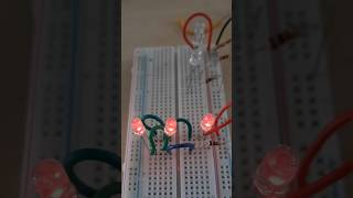 LED dancing | Breadboard | Resistor | AA Battery | Simple Circuit on Breadboard | Cipher | Robotics