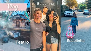 Vlog- roletando no FDS e primeiro dia de escola da fífia