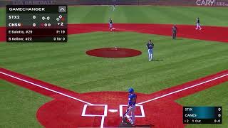 Catching Footage vs Canes: 2nd Inning (USA Baseball National Team Championships - Cary, NC)