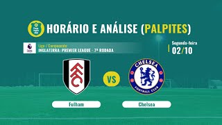 Palpites Fulham x Chelsea: 7ª rodada do Campeonato Inglês (Premier League) - 02/10/2023