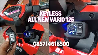 all new honda vario 125 pasang keyless pcx bisa stater dr remot