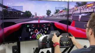 F1 2013 in the Motion Pro II Racing Simulator