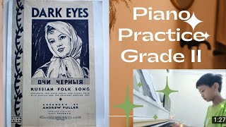 Dark Eyes Grade II Piano pieces for children | Russian Folk Melody