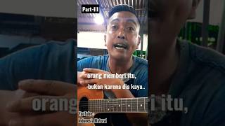 Rafi ngamen ungkap sosok orang kaya yang baik hati | Part-III