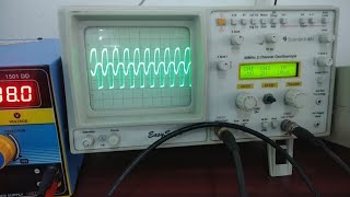 single stage CE amplifier on breadboard