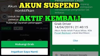 CARA MENGATASI AKUN GRAB KE SUSPEND PART 2