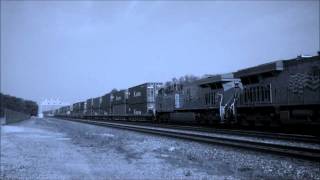 HD: Union Pacific on a Blue Feeling Morning