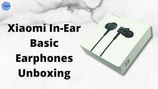 Xiaomi Mi In-Ear Earphones Basic Unboxing