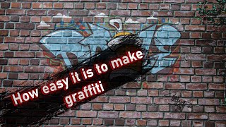 HOW EASY TO MAKE GRAFFIT IN PHOTOSHOP | PHOTOSHOP TUTORIALS