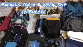 What to carry for a 2 week backpack trip to Europe?