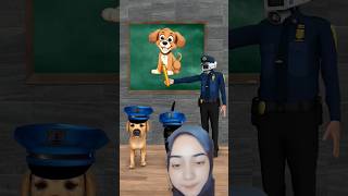 The police have cats and dogs #funny #dog #cat #talkingtom #shorts #trending