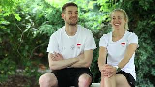 Paweł Śmiłowski i Magdalena Świerczyńska - Igrzyska Europejskie Kraków Małopolska 2023 - Badminton