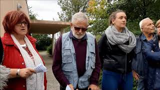 Marche silencieuse à l'hôpital de Flers, jeudi 5 septembre 2019