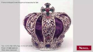 French Antique Crown Regence Accessories for Sale