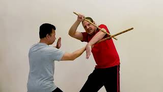 Eskrima disarms: snake and pop