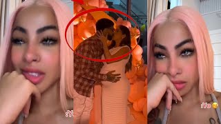 YAILIN LA MÁS VIRAL LLORANDO MIENTRAS VE LOS NUEVOS VIDEOS DE ANUEL Y LAURY CELEBRANDO EL BABYSHOWER