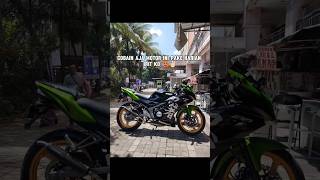 ninja rr mah 99% irit bro #aerox #ninjarr #2stroke #muhamadzaka #shorts #viral #trending #bensin