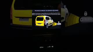 Fiat Doblo gizli özellikler, şerit takip