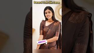 banarsi soft silk saree 🍁 online saree 🍁 #shorts