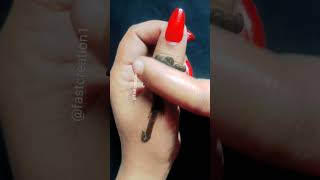 Beautiful rivers Mehndi tattoo।। amazing reverse mehndi।। easy thumbs finger mehndi design