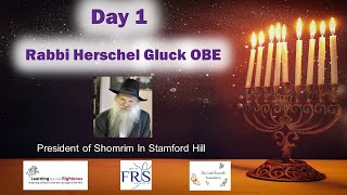 Eight Rabbis and their Chanukiot - Day 1 Rabbi Gluck